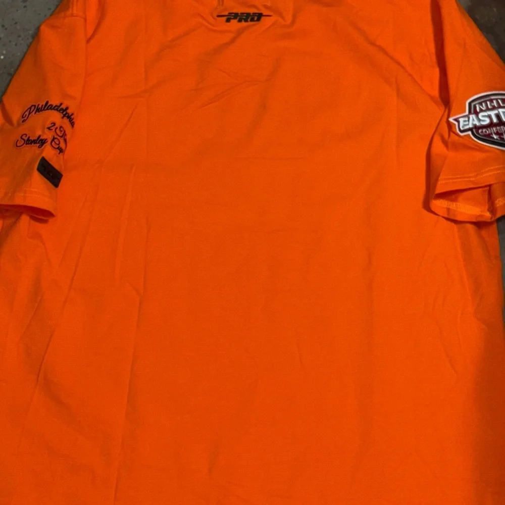 Philadelphia Flyers Pro Standard NHL Hockey Shirt Embroidered Patches Mens Large - Picture 5 of 5